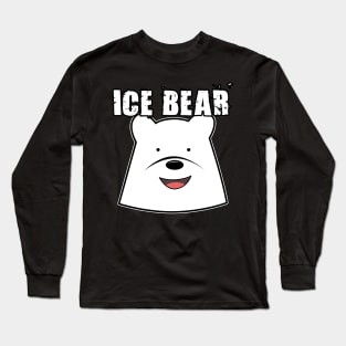 Retro Ice Bear Comic Long Sleeve T-Shirt